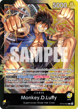 Monkey.D.Luffy (ST13-003) (V.1) ST-13 Leader Near Mint Englisch
