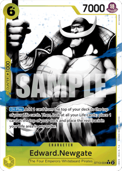 Edward.Newgate (ST13-004) (V.2) ST-13 Alternate Art Excellent Englisch