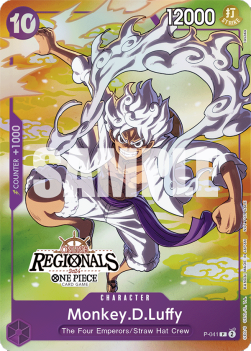 Monkey.D.Luffy (P-041) (V.2) OPPR Promo Near Mint Englisch