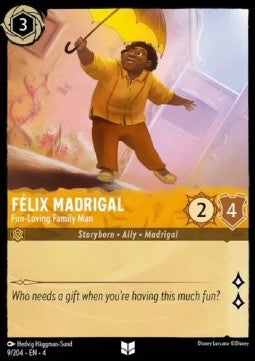 Félix Madrigal - Lebensfroher Familienvater 4URS-9 Uncommon Near Mint Deutsch Foil