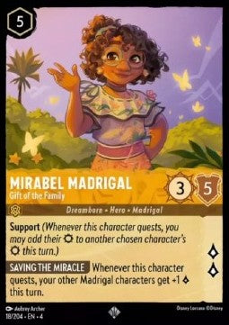 Mirabel Madrigal - Gabe der Familie 4URS-18 Super Rare Near Mint Deutsch