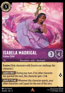 Isabela Madrigal - Golden Child 4URS-45 Rare Excellent Englisch Foil
