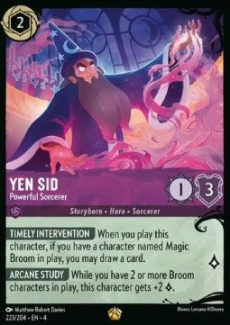 Yen Sid - Mächtiger Zauberer 4URS-223 Legendary Near Mint Deutsch Foil