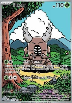 Pinsir TWM-168 Illustration Rare Excellent Deutsch