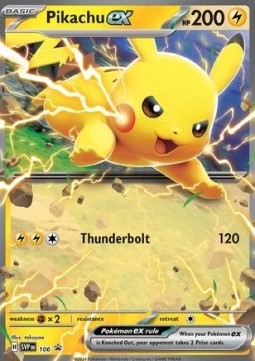 Pikachu ex SVP-106 Promo Near Mint Englisch