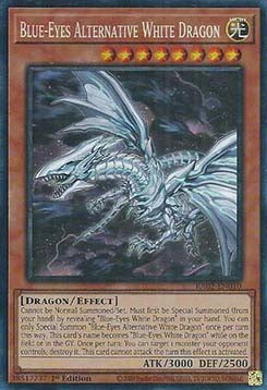 Blauäugiger alternativer weißer Drache (V.6) RA02-010 Collectors Rare Excellent Deutsch 1. Auflage