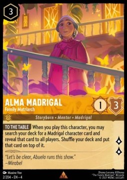 Alma Madrigal - Familienoberhaupt 4URS-2 Rare Near Mint Deutsch Foil