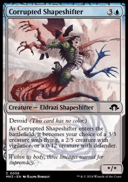 Corrupted Shapeshifter MH3-56 Common Excellent Englisch