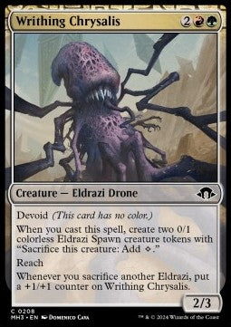 Writhing Chrysalis MH3-208 Common Near Mint Englisch