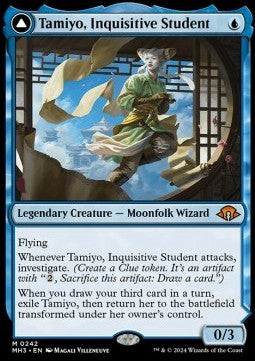 Tamiyo, neugierige Schülerin // Tamiyo, erfahrene Gelehrte MH3-242 Mythic Near Mint Deutsch Foil