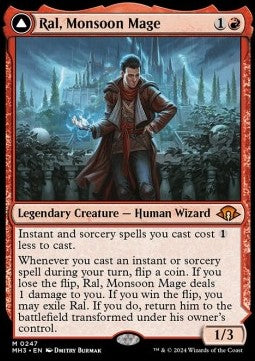 Ral der Monsunmagier // Ral, Leylinien-Naturtalent MH3-247 Mythic Near Mint Deutsch
