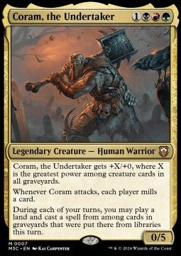 Coram, the Undertaker M3C-7 Mythic Excellent Englisch