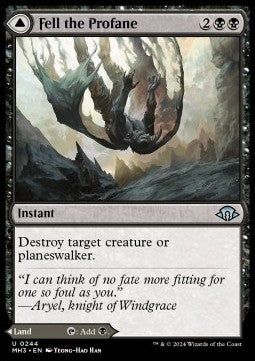 Fell the Profane // Fell Mire MH3-244 Uncommon Near Mint Englisch