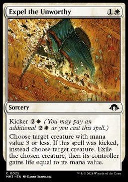 Expel the Unworthy MH3-25 Common Excellent Englisch