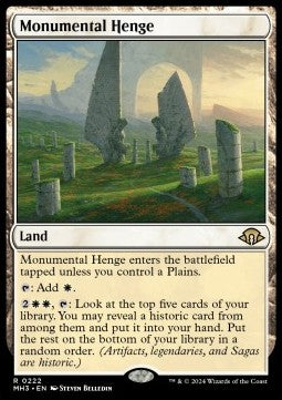 Monumental Henge MH3-222 Rare Near Mint Englisch