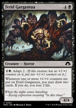 Fetid Gargantua MH3-94 Common Excellent Englisch