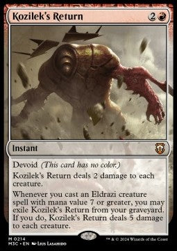 Kozilek's Return M3C-214 Mythic Near Mint Englisch