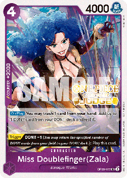 Miss Doublefinger(Zala) (OP05-073) JDG Uncommon Boosterfrisch Englisch
