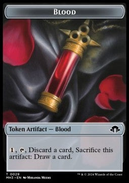 Blood Token // Servo Token (A 1/1) TMH3-T 29/33 Token Good Englisch Foil