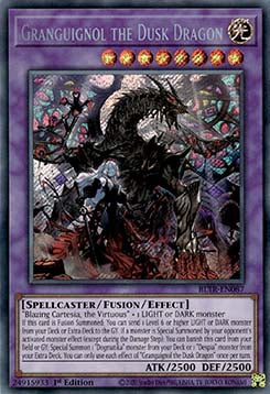 Granguignol der Dämmerungsdrache BLTR-087 Secret Rare Light Played Deutsch 1. Auflage