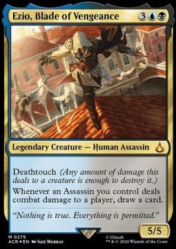 Ezio, Blade of Vengeance XACR-275 Mythic Good Deutsch Foil