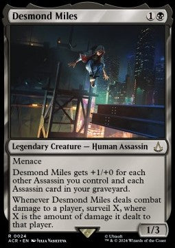 Desmond Miles ACR-24 Rare Near Mint Deutsch
