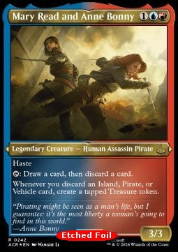 Mary Read and Anne Bonny (V.2) XACR-242 Rare Near Mint Englisch Foil