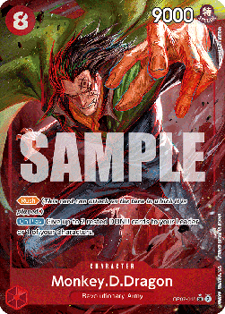 Monkey.D.Dragon (OP07-015) (V.2) OP07 Alternate Art Near Mint Englisch