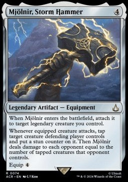 Mjölnir, Storm Hammer ACR-74 Rare Excellent Englisch Foil