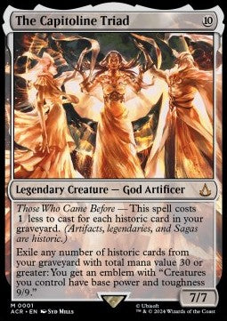 The Capitoline Triad ACR-1 Mythic Good Englisch