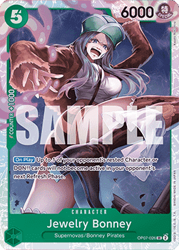 Jewelry Bonney (OP07-026) (V.1) OP07 Super Rare Near Mint Englisch