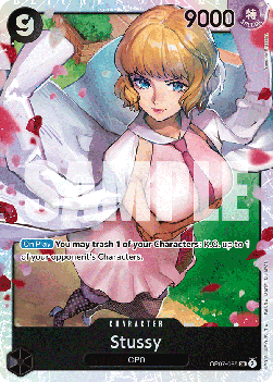 Stussy (OP07-085) (V.1) OP07 Super Rare GD Englisch