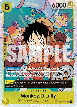 Monkey.D.Luffy (OP07-109) (V.1) OP07 Super Rare Near Mint Englisch