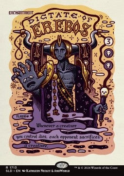Dictate of Erebos SLDSM4-1713 Rare Near Mint Englisch Foil