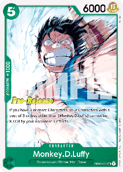 Monkey.D.Luffy (OP07-033) OP07P Uncommon Excellent Englisch