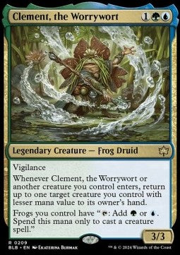 Clement, the Worrywort BLB-209 Rare Near Mint Englisch Foil