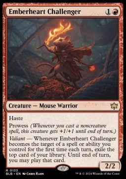 Emberheart Challenger BLB-133 Rare Near Mint Englisch
