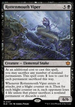 Rottenmouth Viper BLB-107 Mythic Excellent Englisch Foil