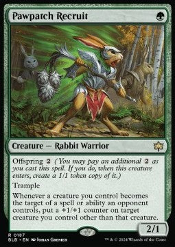 Pawpatch Recruit BLB-187 Rare Good Englisch