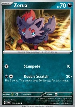 Zorua SFA-031 Common Boosterfrisch Deutsch Reverse Holo