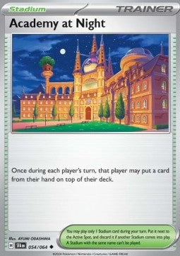 Akademie bei Nacht SFA-054 Uncommon Boosterfrisch Deutsch Reverse Holo