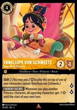 Vanellope von Schweetz - Sugar Rush Princess 5SSK-19 Rare Near Mint Englisch Foil