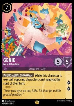 Dschinni - Hauptattraktion 5SSK-49 Legendary Near Mint Deutsch Foil