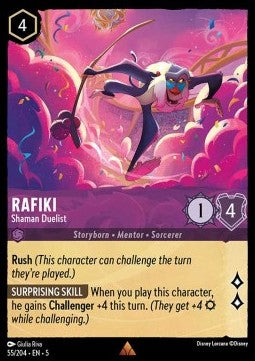 Rafiki - Shaman Duelist 5SSK-55 Rare Near Mint Englisch