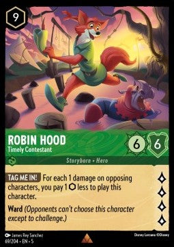 Robin Hood - Timely Contestant 5SSK-69 Rare Excellent Englisch Foil