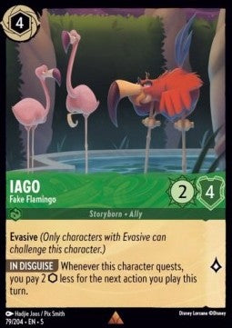 Iago - Fake Flamingo 5SSK-79 Rare Near Mint Englisch Foil
