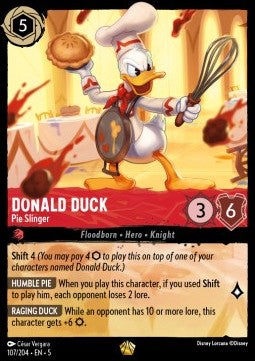 Donald Duck - Kuchenschleuderer 5SSK-107 Legendary Near Mint Deutsch