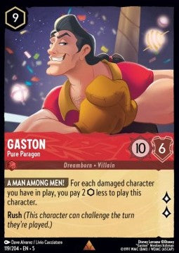 Gaston - Pure Paragon 5SSK-119 Rare Excellent Englisch