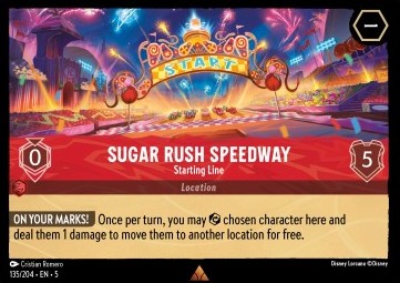 Sugar Rush Speedway - Starting Line 5SSK-135 Rare Excellent Englisch Foil