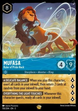 Mufasa - Herrscher des Königsfelsens 5SSK-150 Legendary Near Mint Deutsch Foil